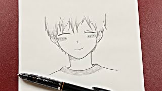 Easy anime boy drawing | step-by-step easy screenshot 5