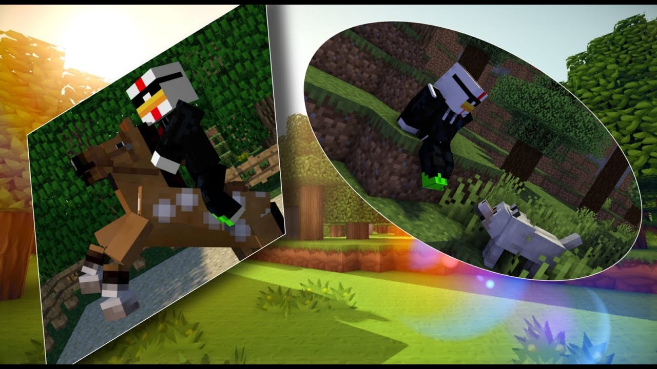 come addomesticare o nutrire un animale su minecraft - YouTube