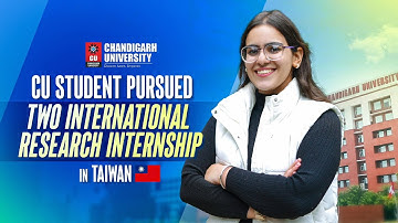 CU CSE Student Pursued International Research Internships - Chandigarh University
