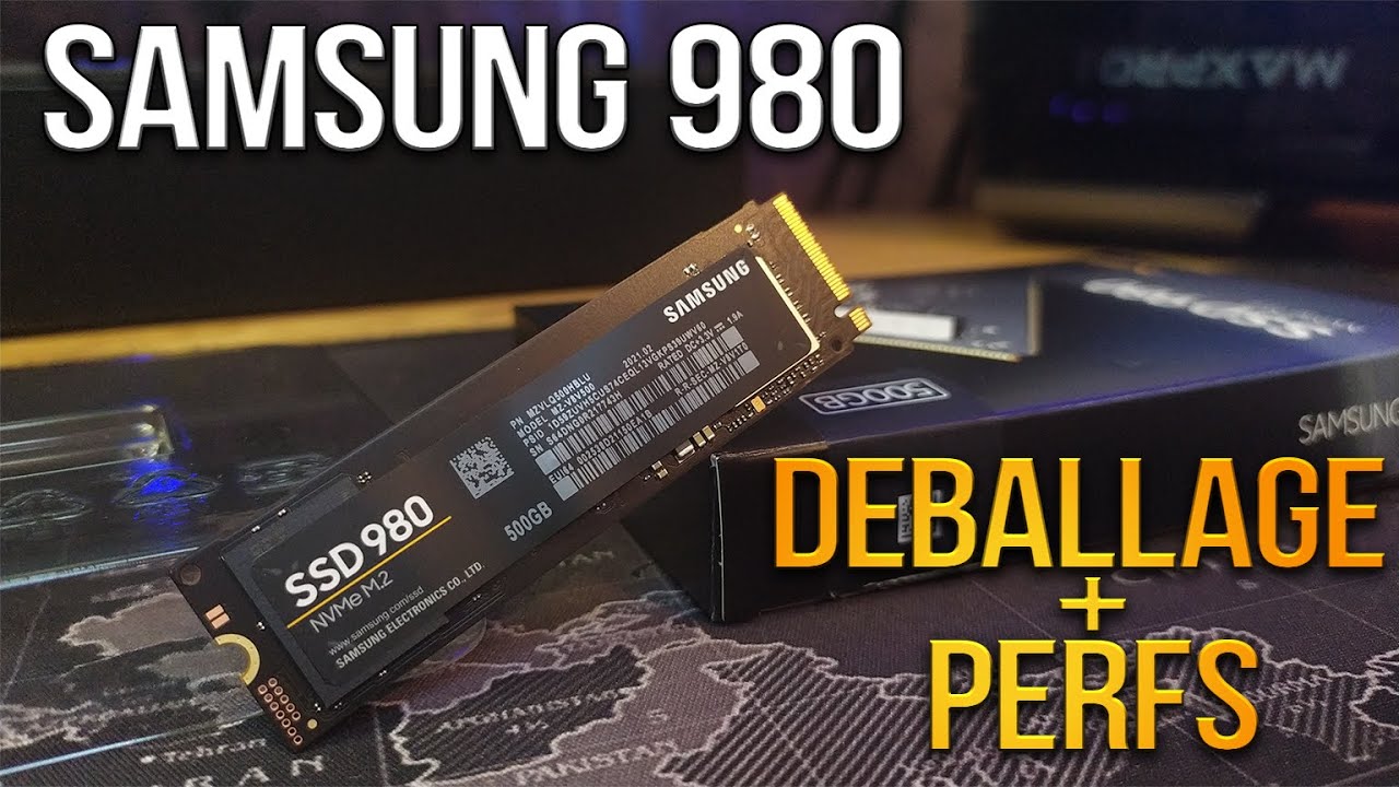 Samsung 980 PRO MZ-V8P2T0BW  Disque dur SSD Interne NVMe M.2, PCIe 4.0, 2  To, Contrôle thermique intelligent compatible à la PS5