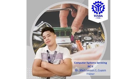 TESDA | Computer Systems Servicing NC II | COC 1