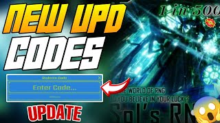 😱 [Boss Raid Hell🔥] UPDATE NOW! SOL’S RNG CODES JULY 2026 🔥 | ALL WORKING! | SOL'S RNG ROBLOX