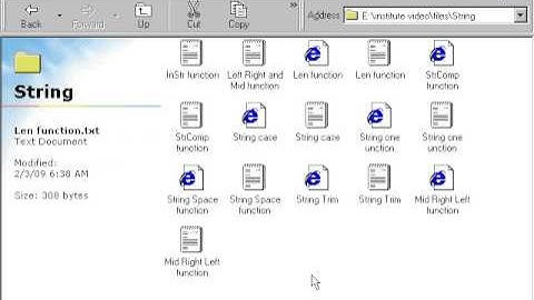 string lift right - VBScript