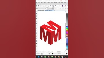 👀 3D Letter Logo Design in CorelDRAW 🎨 | Create Stylish M Shape Logo 😱😱
