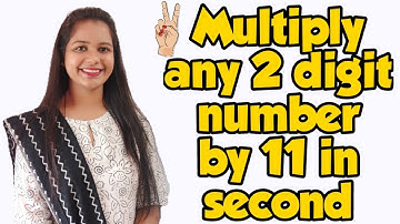 Multiply any 2 digit number by 11 | Vedic Maths | Multiplication Tricks | Fast math Tricks for exams