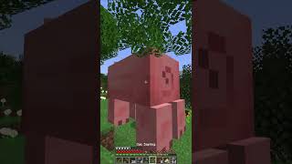 this pig is GIANT in Minecraft...