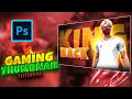 How to Design a Pro Gaming Thumbnail in Photoshop – Step-by-Step Guide!