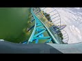 Wave Breaker: The Rescue Coaster Reverse POV at SeaWorld San Antonio