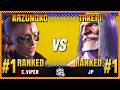 SF6 ⭐ KAZUNOKO (#1 Ranked C.Viper) vs TAKEPI (#1 Ranked JP) ⭐ High Level SF6 Gameplay
