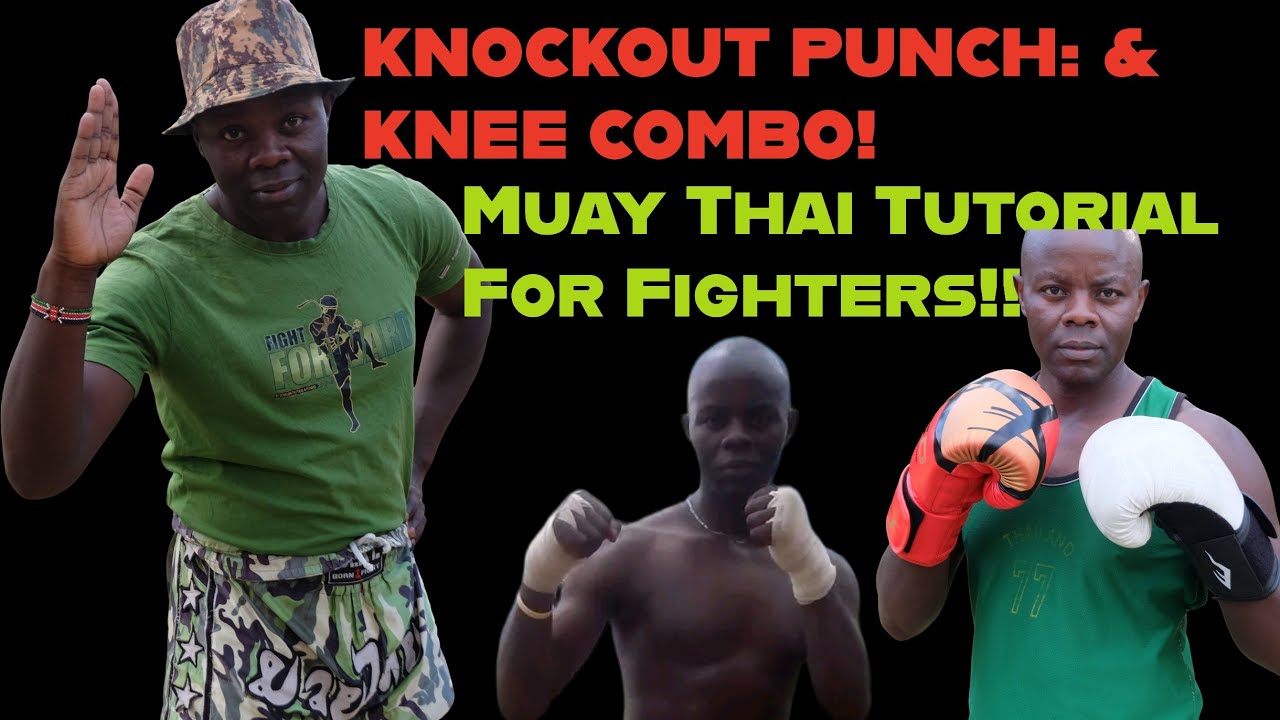 Destructive Combo! 🔥 Jab-Cross-Left Hook and Right Knee Strike Tutorial!💥