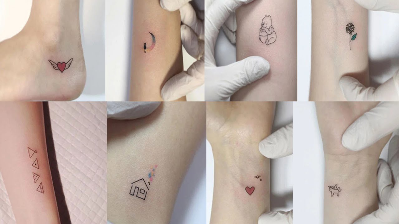 ♡︎ 30+small minimalist Aesthetic tattoos you might want to have ||♡︎ S o f  t h e n i c ♡︎|| - YouTube