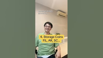 Decentralized Storage:Filecoin (fil), Arweave (AR), Siacoin(SC), STORJ. #crypto #investment #altcoin