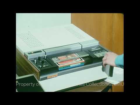 Demonstration of a New Video Cassette Player - February 1972