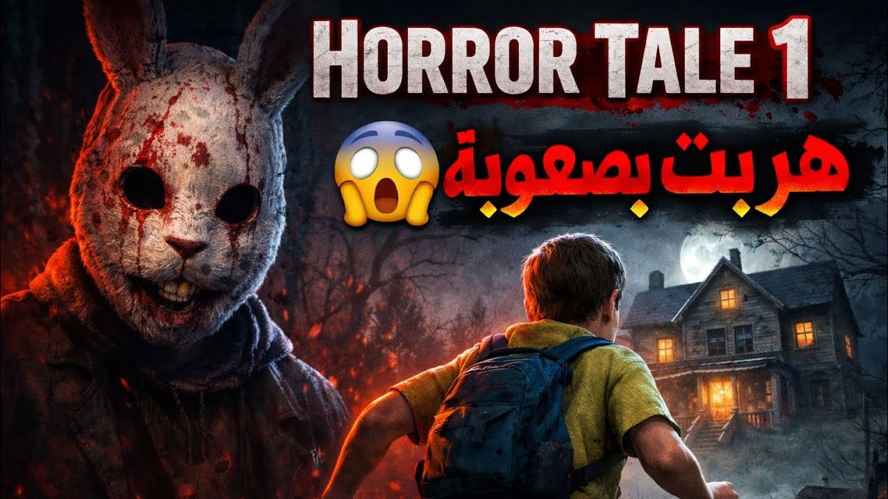 هربت بصعوبه من رجل الأرنب الحلقه الثانيه #HORRORTALE1 