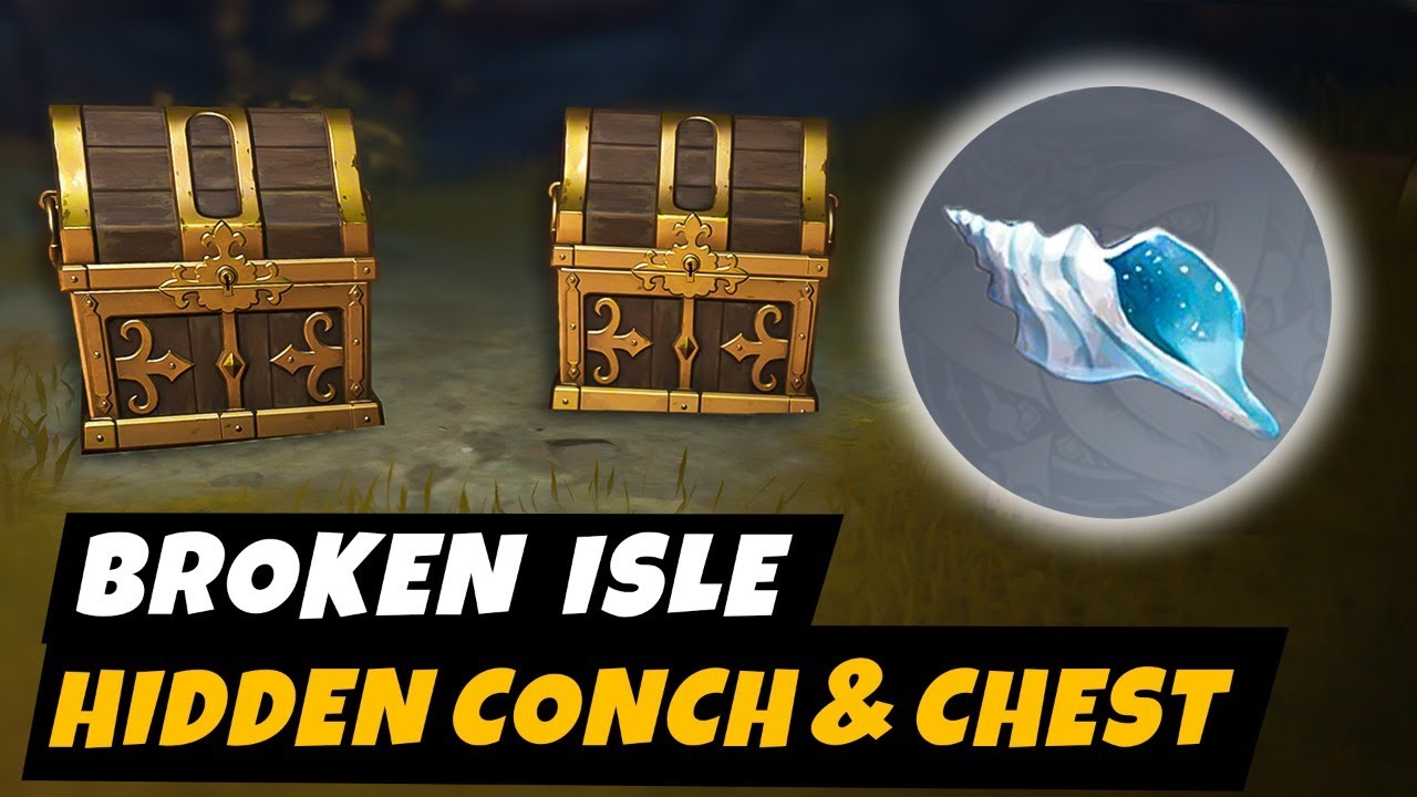 Hidden Conch & Chest in Broken Isle | Golden Apple Archipelago Puzzle Genshin Impact