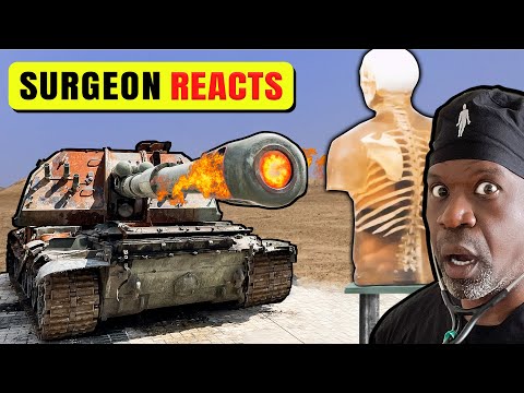 Tank vs Torso (Point Blank) | Surgeon Explains When A Tank Shoots Directly at a Human