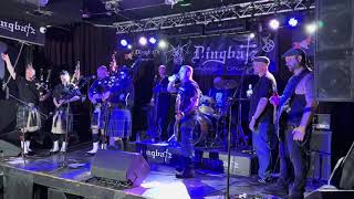 Broken Heroes w/ bagpipes "Amazing Grace" "Long Way to the Top" @ Dingbatz Clifton, NJ 4/21/2024