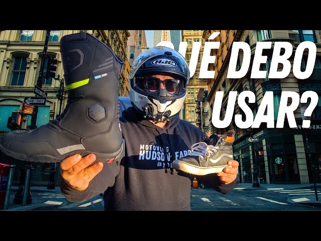 4 tipos de botas para ir en moto. Os enseño las que tengo yo