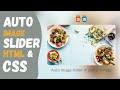 HTML CSS Auto Image Slider -html &amp; css #coding #imageslider #html