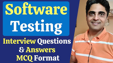 20 Software Testing Interview Questions in MCQ format for TCS, Accenture, Infosys,  Wipro, Cognizant