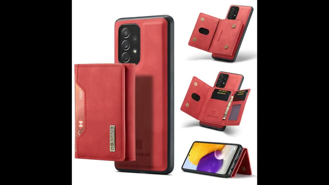 DG.MING Samsung Galaxy A72 5G M2 Series Wallet Case
