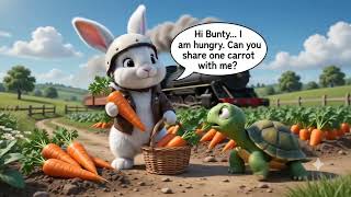 Little Bunny Learns to Share 🥕🐰 | Heartwarming Kids Story #Shorts