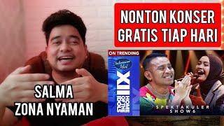 Reaction SALMA - ZONA NYAMAN | INDONESIAN IDOL 2023
