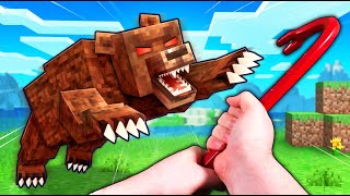 Can I WIN a BEAR FIGHT?!  Realistic Minecraft