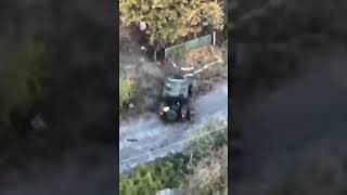 Дрон прилетел в бойца #дроныубийцы #украина #россия #война #военные #танки #дрон