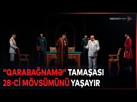 Akademik Milli Dram Teatrında “Qarabağnamə” tamaşası ilə yeni teatr mövsümünün açılışı olub