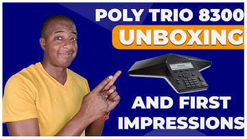 Poly Trio 8300 Smart Conference Phone Unboxing