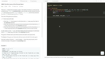 leetcode 2682. Find the Losers of the Circular Game - mod operation and info retrieval using dict