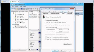 5 1 Enabling Disk Quotas for an NTFS Partition