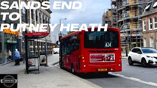 LONDON 4K I rode🚍424 One of the smallest London Buses Join Me screenshot 3