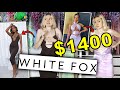 $1400 WHITE FOX BOUTIQUE CLOTHING HAUL  | HUGE WHITE FOX TRY ON HAUL 2021 (is it worth it??)