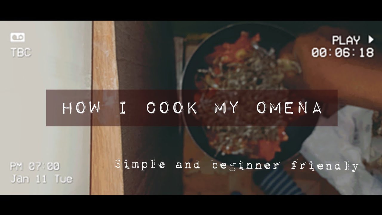 My African Food series How I cook my Omena (Sardines) without the