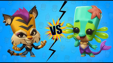 Misfit Jade vs Fairy Lizzy © Zooba #95 (iOS, Android)