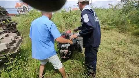 Máy cắt cỏ trục băm đường cắt 1,2m động cơ Honda GX620 bất chấp mọi địa hình