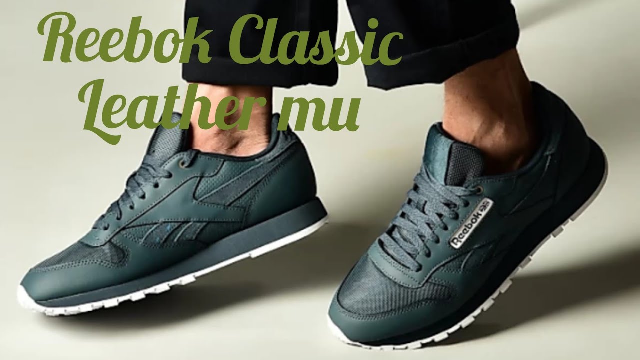 Reebok Leather Blue Sneaker Unboxing | feet - YouTube