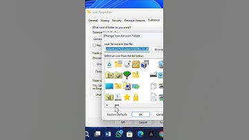 Changing folder icon
