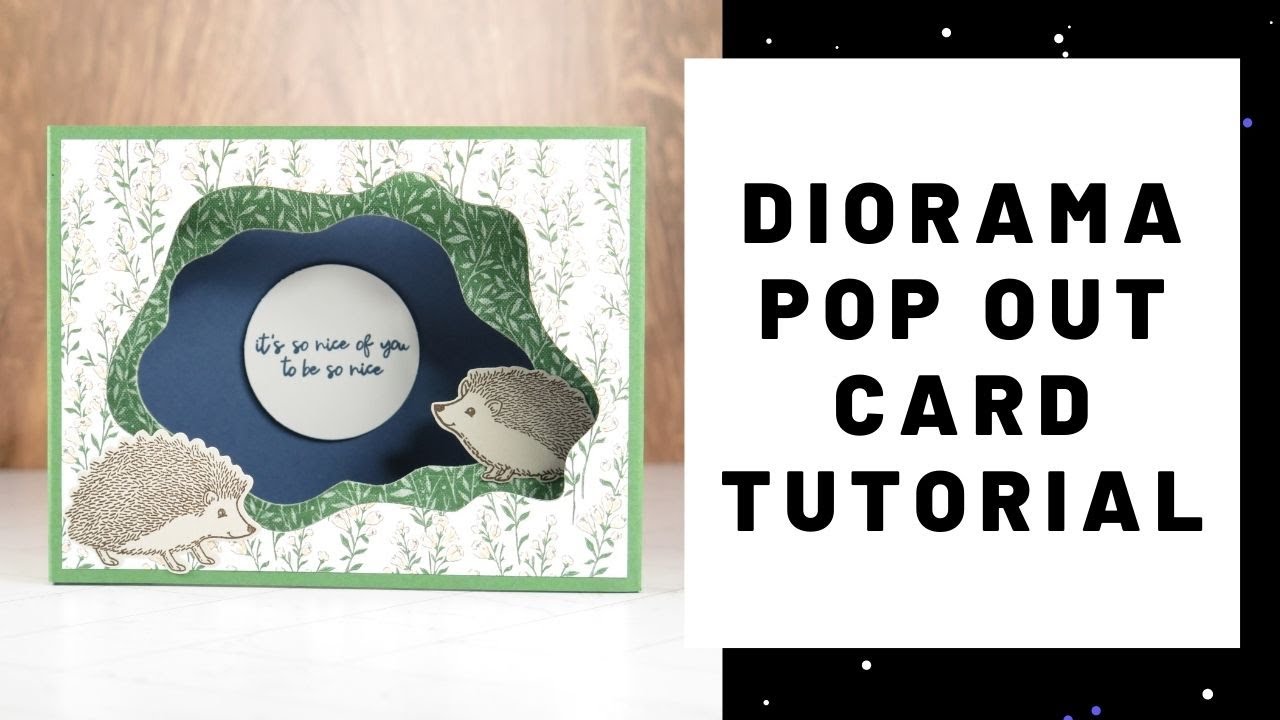 Super Easy Diorama Pop Up Fun Fold Card Tutorial