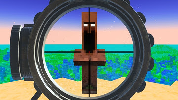 Hunting Minecraft HORROR MODS with GUNS