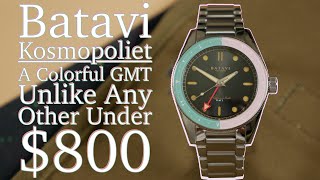 Batavi Kosmopoliet Watch Review | A Colorful GMT Unlike Any Other Under $800 | Take Time