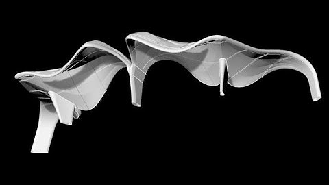 3D printed Concrete Canopy