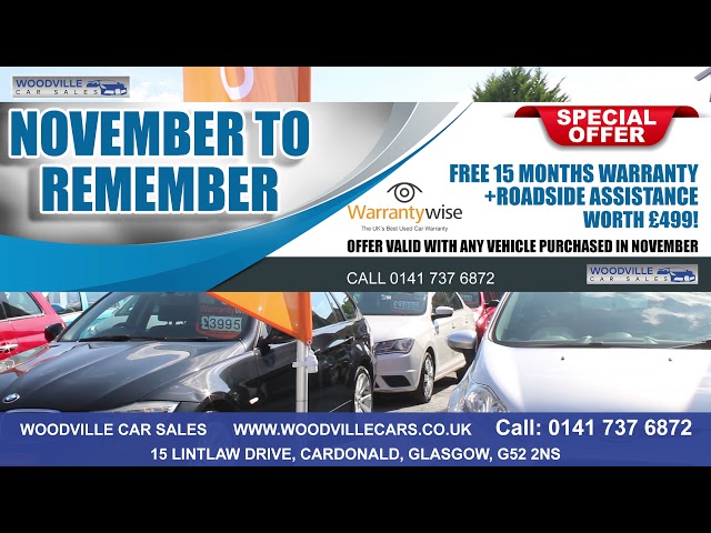 WOODVILLE CAR SALES - NOVEMEBER TO REMEMBER SPECIAL OFFER