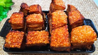 The Best Crispy Pork Belly You'll Ever Make!!! You will be addicted!!! | 2 RECIPES