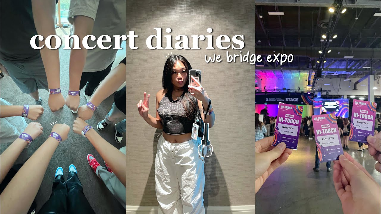 concert diaries: We Bridge Expo Vlog | concert, enhypen hi-touch, etc