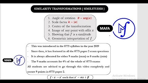 Similarity Transformations