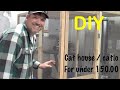 Amazing DIY, Cat House/Catio for under 150.00 stray Cat and Kittens found a home