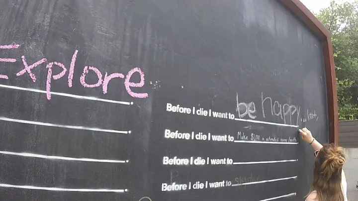 Before I Die Wall